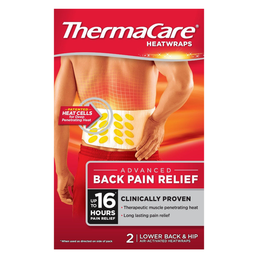 ThermaCare Lower Back & Hip (2 Heat Wraps)